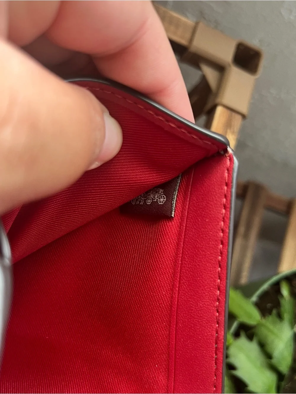 Coach Medium Corner Zip Wallet In Signature Canvas